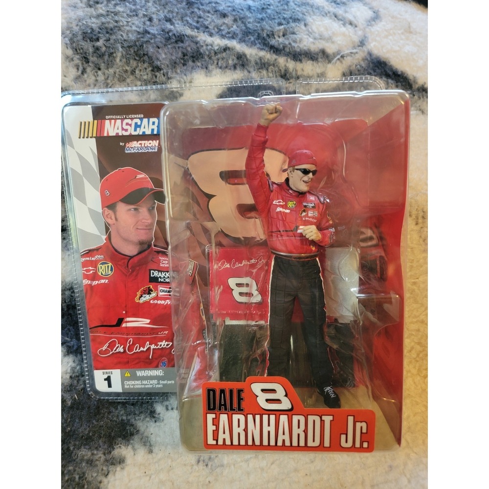 Dale Earnhardt Jr #8 McFarlane NASCAR Action Figure Series 1 2003 NIB